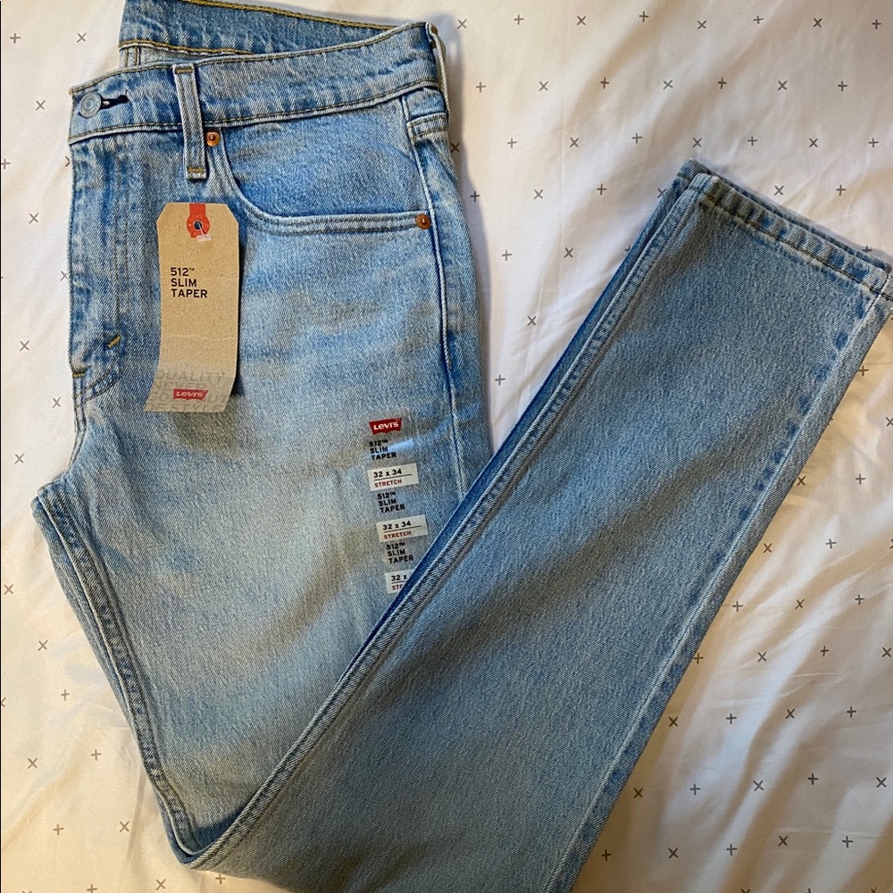 Levi’s Mens 512 slim taper jeans
